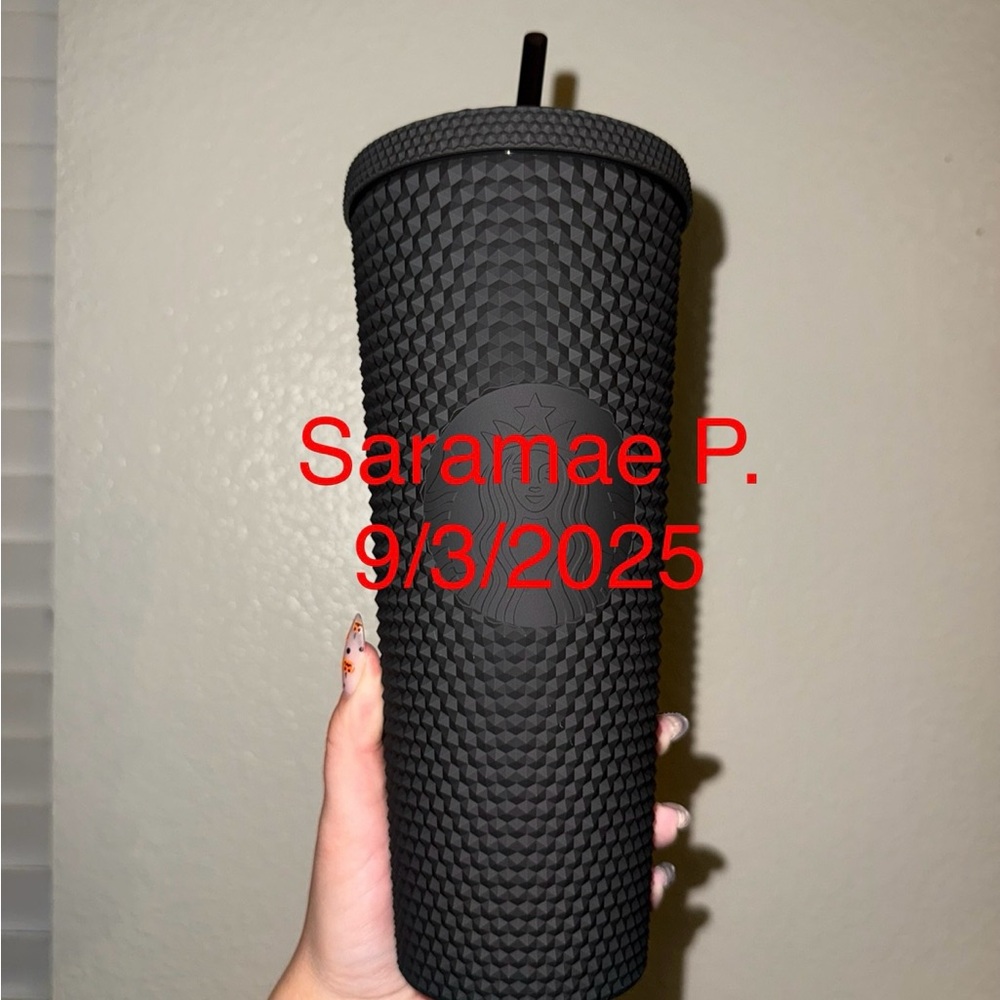 Starbucks Black Studded Disneyland Tumbler